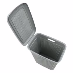 Loop 43L Slim Laundry Basket - Grey