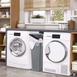 Loop 43L Slim Laundry Basket - Grey - Additional view 6