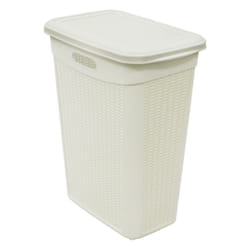 Loop 43L Slim Laundry Basket-Ivory White