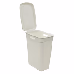 Loop 43L Slim Laundry Basket-Ivory White