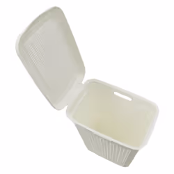 Loop 43L Slim Laundry Basket-Ivory White
