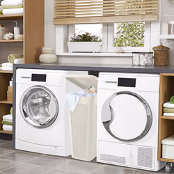 Loop 43L Slim Laundry Basket-Ivory White - Additional view 6