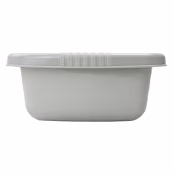 JVL Plastic Washing Up Cleaning Bowls, Nestable, Set of 3, 5.5L, 9.5L, 15.5L