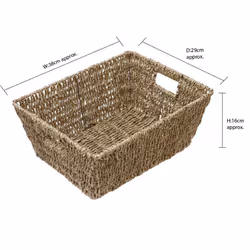 Seagrass Rectangular Storage Basket PK3 - Additional view 7