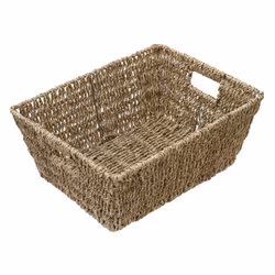 Seagrass Rectangular Storage Basket PK6