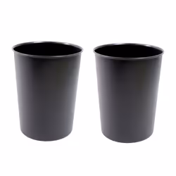 Vibrance Waste Paper Basket -Black PK2