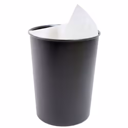 Vibrance Waste Paper Basket -Black PK2