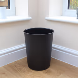Vibrance Waste Paper Basket -Black PK2