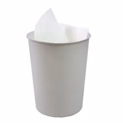 Vibrance Waste Paper Basket White PK2