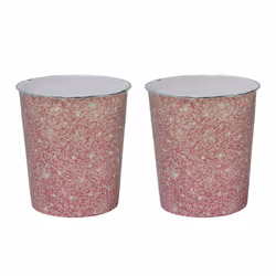 Pink Sparkle Plastic Waste Paper Bin PK2