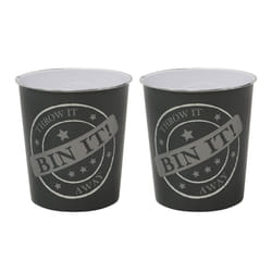 Bin It Plastic Waste Paper Bin PK2