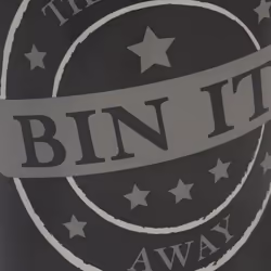 Bin It Plastic Waste Paper Bin PK2