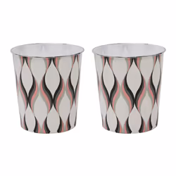 Spiral Plastic Waste Paper Bin PK2
