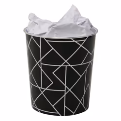 Linear Plastic Waste Paper Bin PK2