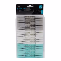JVL Collapsible Plastic Peg Basket Collapsible with 86 Strong Hold Pegs