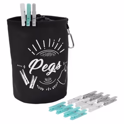 JVL Large Peg Bag with 200 Strong Hold Pegs