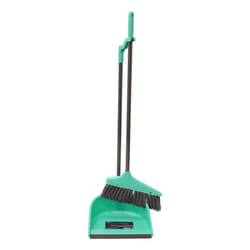 Long Handle Dustpan and Bristle Brush Set
