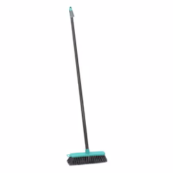 JVL Lightweight Outdoor Hard Bristle Sweeping Brush Broom