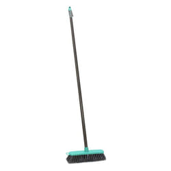 JVL Lightweight Outdoor Hard Bristle Sweeping Brush Broom