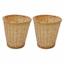 Acacia S/4 Round Willow Basket-Honey - Additional view 6