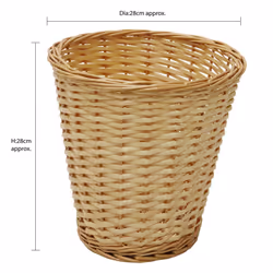 Acacia S/4 Round Willow Basket-Honey - Additional view 8