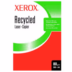 Xerox Recycled Paper A4, White, 80 g/m², 105±2 µm, 95%, 4 year(s), 500 sheets, 30±2