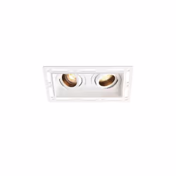 Saxby Trimless Downlight Twin Trimless Recessed GU10 Dimmable Downlights Tiltable
