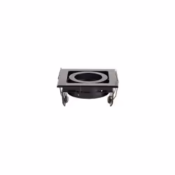 Saxby Xeno Square Recessed Titlable Downlight Matt Black Dimmable