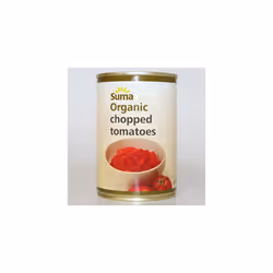 Suma Tomatoes - Chopped & Peeled Organic | 400g x 12