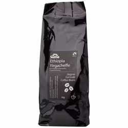 Suma Fairtrade Organic Ethiopia Yirgacheffe Coffee Beans 1 kg