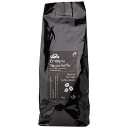 Suma Fairtrade Organic Ethiopia Yirgacheffe Coffee Beans 1 kg