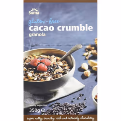 Suma Granola Gluten Free Cacao Crumble 350 g (Pack of 6)