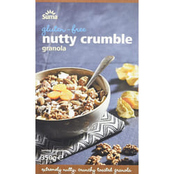 Suma Granola Gluten Free Nutty Crumble 350 g (Pack of 6)