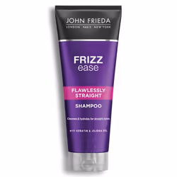 JOHN FRIEDA Flawlessly Straight Shampoo 250 ml, 250 ml, Shampoo, Women, Colored hair, Curly hair, All colours, Smoothing