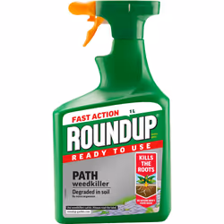Roundup Path and Drive Ready to Use 1L Spray Weedkiller, Green, 1 L