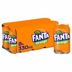Fanta Orange 8 x 330ml (Pack of 3)
