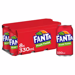 Fanta Fruit Twist 8 x 330ml (Pack of 3)