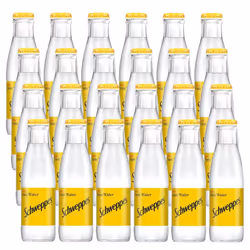 Schweppes Slimline Indian Tonic Water Mixer 24x 125mls Best Before END Sept 2020