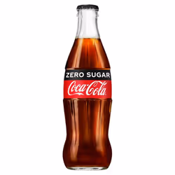 Zero Coke Glass Bottles 200ml x24