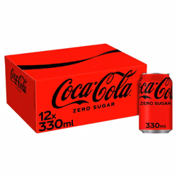 Coca-Cola Zero Sugar 330ml (Pack of 2)