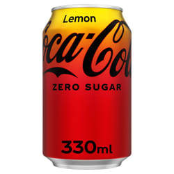 Coca-Cola Zero Sugar Lemon 330ml (Pack of 24)