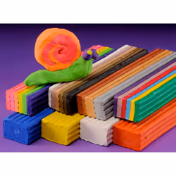 Scola 10103/20/A Colour Clay (Plasticine) 10Kg - 20 Assorted - 18 Colours