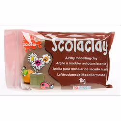 AIR HARDENING CLAY 1KG TERRACOTTA