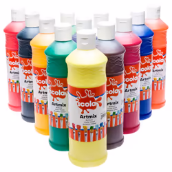 Scola AM600/12/A Artmix 600ml 12 Assorted