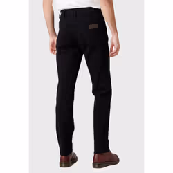 WRANGLER texas stretch relaxed straight jeans in black over dye - 30W-30L
