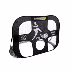 MV Sports Kickmaster Large Quick Up Football Goal & Target Shot 2 in 1 Portable Goal With In Built Target Shot Carry Bag Incl ...