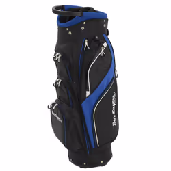 Ben Sayers Unisex DLX Cart Bag, Black/Blue, 8.5-Inch
