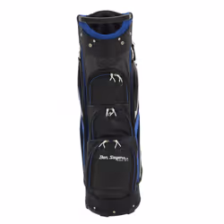 Ben Sayers Unisex DLX Cart Bag, Black/Blue, 8.5-Inch