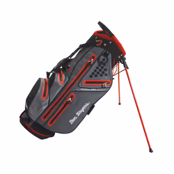 Ben Sayers Unisex's Hydra Pro Waterproof Stand Bag, Grey/Red, 8.5-Inch