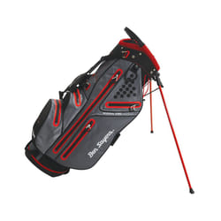 Ben Sayers Unisex's Hydra Pro Waterproof Stand Bag, Grey/Red, 8.5-Inch